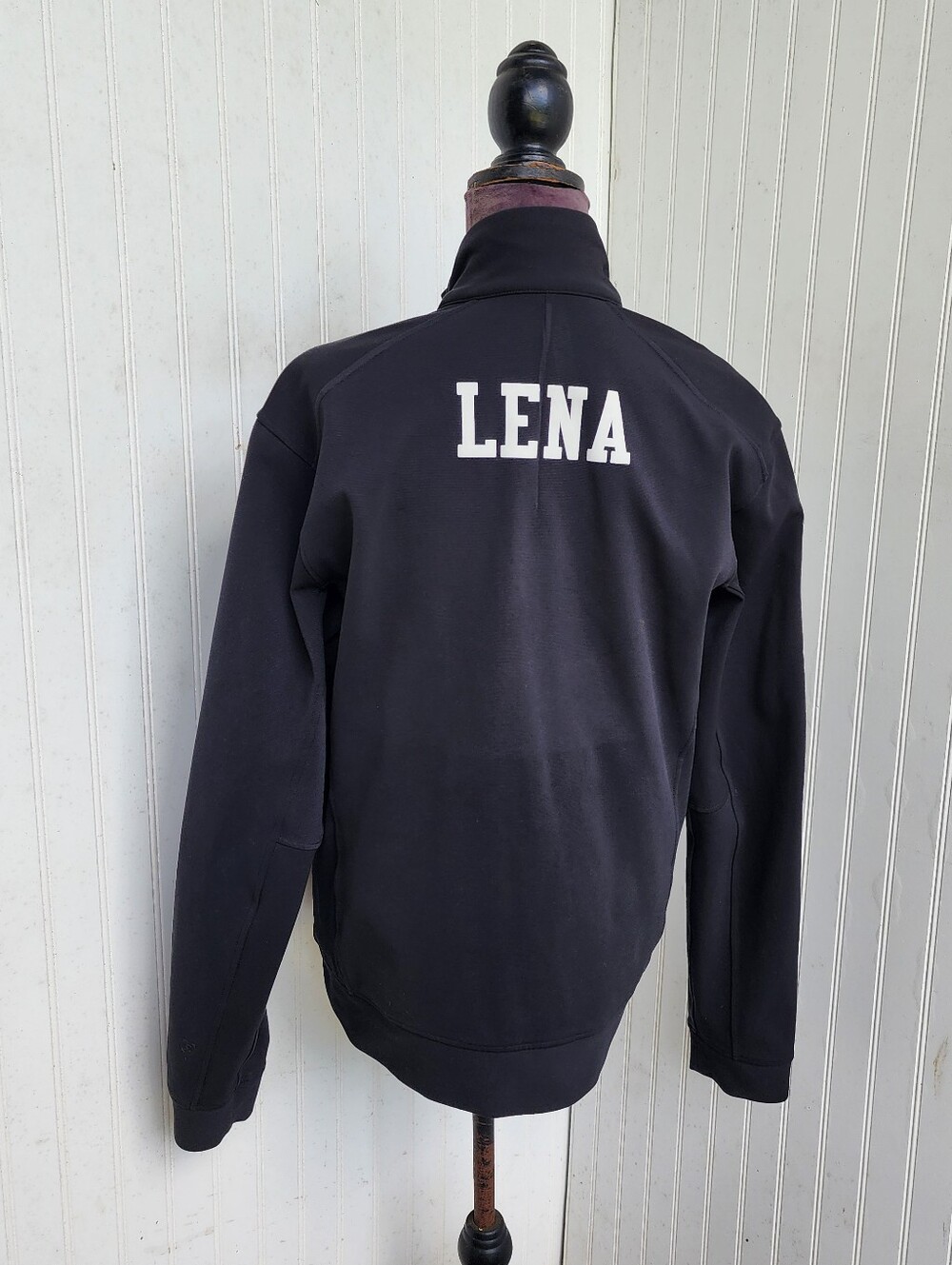 Lululemon "LENA" Women’s Sojourn Jacket Black Warpstreme Size Large